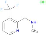 N-Methyl-1-(3-(trifluoromethyl)pyridin-2-yl)methanamine hydrochloride