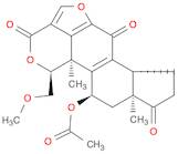 3H-Furo[4,3,2-de]indeno[4,5-h]-2-benzopyran-3,6,9-trione,11-(acetyloxy)-1,6b,7,8,9a,10,11,11b-oc...