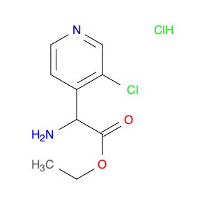 Ethyl 2-amino-2-(3-chloropyridin-4-yl)acetate hydrochloride