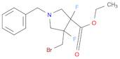 ETHYL 1-BENZYL-4-(BROMOMETHYL)-3,4-DIFLUOROPYRROLIDINE-3-CARBOXYLATE