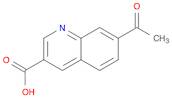 7-Acetylquinoline-3-carboxylic acid