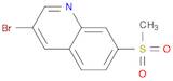 3-Bromo-7-(methylsulfonyl)quinoline