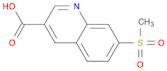 7-(Methylsulfonyl)quinoline-3-carboxylic acid