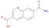 7-Carbamoylquinoline-3-carboxylic acid