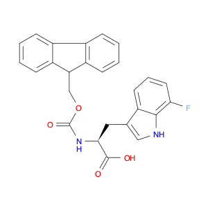 (S)-2-((((9H-Fluoren-9-yl)methoxy)carbonyl)amino)-3-(7-fluoro-1H-indol-3-yl)propanoic acid