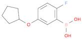 5-(Cyclopentyloxy)-2-fluorophenylboronic acid