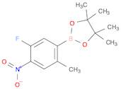 2-(5-Fluoro-2-methyl-4-nitrophenyl)-4,4,5,5-tetramethyl-1,3,2-dioxaborolane