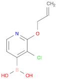 2-Allyloxy-3-chloropyridine-4-boronic acid