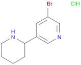 3-Bromo-5-(piperidin-2-yl)pyridine dihydrochloride