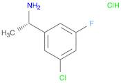 (1S)-1-(5-Chloro-3-fluorophenyl)ethylamine-hcl