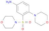 [4-Morpholin-4-yl-3-(morpholin-4-ylsulfonyl)phenyl]amine