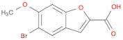 5-Bromo-6-methoxybenzofuran-2-carboxylic acid