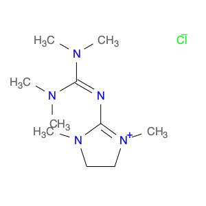 1H-Imidazolium,2-[[bis(dimethylamino)methylene]amino]-4,5-dihydro-1,3-dimethyl-,chloride