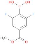 4-Methoxycarbonyl-2,6-difluorophenylboronic acid