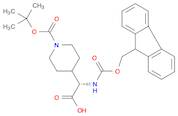 4-Piperidineaceticacid, 1-[(1,1-dimethylethoxy)carbonyl]-a-[[(9H-fluoren-9-ylmethoxy)carbonyl]am...