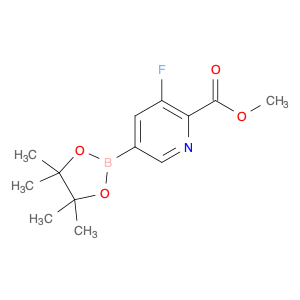 methyl 3-fluoro-5-(tetramethyl-1,3,2-dioxaborolan-2-yl)pyridine-2-carboxylate