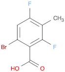 6-Bromo-2,4-difluoro-3-methylbenzoic acid