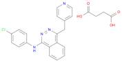 Butanedioic acid, compd. withN-(4-chlorophenyl)-4-(4-pyridinylmethyl)-1-phthalazinamine (1:1)OTHER…