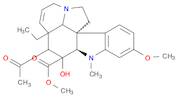 Aspidospermidine-3-carboxylic acid,4-(acetyloxy)-6,7-didehydro-3-hydroxy-16-methoxy-1-methyl-, m...