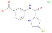 Benzoic acid, 3-[[[(2S,4S)-4-mercapto-2-pyrrolidinyl]carbonyl]amino]-,monohydrochloride