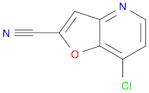 7-Chloro-furo[3,2-b]pyridine-2-carbonitrile