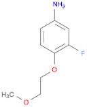 Benzenamine, 3-fluoro-4-(2-methoxyethoxy)-