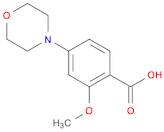 2-Methoxy-4-morpholinobenzoic acid