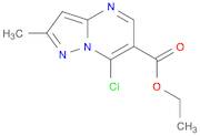 Pyrazolo[1,5-a]pyrimidine-6-carboxylic acid, 7-chloro-2-methyl-, ethylester