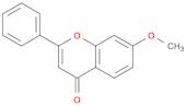 4H-1-Benzopyran-4-one, 7-methoxy-2-phenyl-