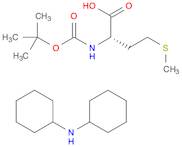 L-Methionine, N-[(1,1-dimethylethoxy)carbonyl]-, compd. withN-cyclohexylcyclohexanamine (1:1)