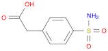 Benzeneacetic acid, 4-(aminosulfonyl)-