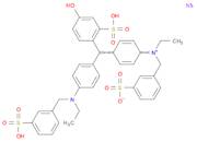 Benzenemethanaminium,N-ethyl-N-[4-[[4-[ethyl[(3-sulfophenyl)methyl]amino]phenyl](4-hydroxy-2-sul...