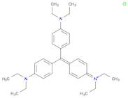 Ethanaminium,N-[4-[bis[4-(diethylamino)phenyl]methylene]-2,5-cyclohexadien-1-ylidene]-N-ethyl-, ch…