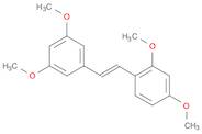 Benzene, 1-[(1E)-2-(3,5-dimethoxyphenyl)ethenyl]-2,4-dimethoxy-