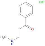 1-Propanone, 3-(methylamino)-1-phenyl-, hydrochloride