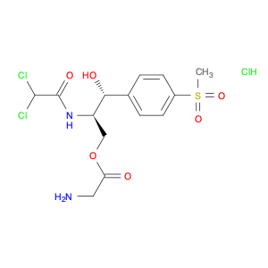 Glycine,(2R,3R)-2-[(dichloroacetyl)amino]-3-hydroxy-3-[4-(methylsulfonyl)phenyl]propyl ester, mono…