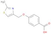 4-[(2-methyl-1,3-thiazol-4-yl)methoxy]benzoic acid