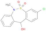 3-chloro-6-methyl-5,5-dioxo-11H-benzo[c][2,1]benzothiazepin-11-ol