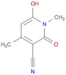 3-Pyridinecarbonitrile, 1,2-dihydro-6-hydroxy-1,4-dimethyl-2-oxo-