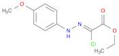 Acetic acid, chloro[(4-methoxyphenyl)hydrazono]-, ethyl ester