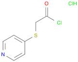 Acetyl chloride, (4-pyridinylthio)-, hydrochloride