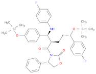 2-Oxazolidinone,3-[(2R,5S)-5-(4-fluorophenyl)-2-[(S)-[(4-fluorophenyl)amino][4-[(trimethylsilyl)...