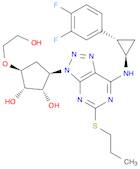 1,2-Cyclopentanediol,3-[7-[[(1R,2S)-2-(3,4-difluorophenyl)cyclopropyl]amino]-5-(propylthio)-3H-1,2…