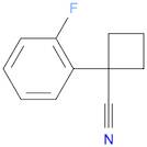 1-(2-Fluorophenyl)cyclobutanecarbonitrile