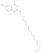 4H-3,1-Benzoxazin-4-one, 2-(hexadecyloxy)-6-methyl-