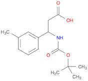 3-{[(tert-butoxy)carbonyl]amino}-3-(3-methylphenyl)propanoic acid