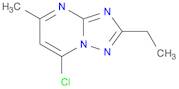 7-Chloro-2-ethyl-5-methyl[1,2,4]triazolo-[1,5-a]pyrimidine