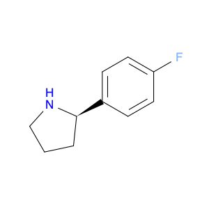 Pyrrolidine,2-(4-fluorophenyl)-, (2R)-