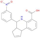 4-(3-Nitrophenyl)-3a,4,5,9b-tetrahydro-3H-cyclopenta[c]quinoline-6-carboxylic Acid