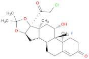 Pregn-4-ene-3,20-dione,21-chloro-9-fluoro-11-hydroxy-16,17-[(1-methylethylidene)bis(oxy)]-,(11b,...